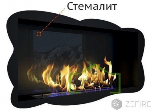 Стемалит для Биокамина серии Standart 800 для встраивания в портал