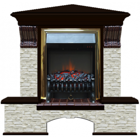 Бостон К Грот однотонный угловой (венге)+Fobos Brass