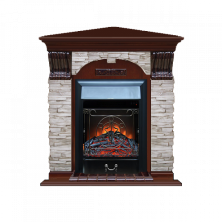 Арочный Мисхор угловой (красное дерево)+Majestic Black Арочный Мисхор угловой (красное дерево)+Majestic Black