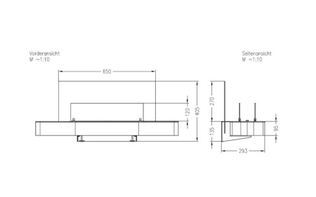Настенный биокамин Spartherm Ebios-fire Elipse Wall по цене 106 200 руб.