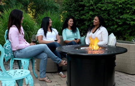 Стол-камин газовый NapoLEOn Victorian Ø 107 см