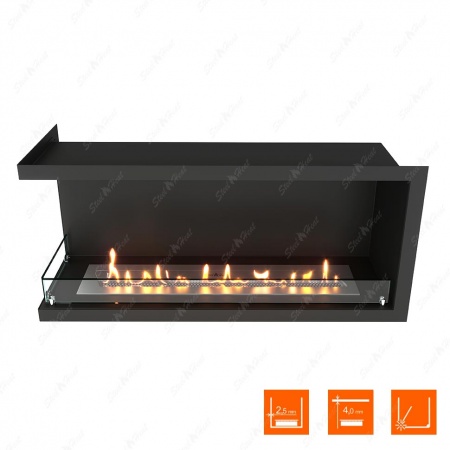 Биокамин угловой SteelHeat Leader 1000 левый стекло Биокамин угловой SteelHeat Leader 1000 левый стекло по цене 38 931 руб.