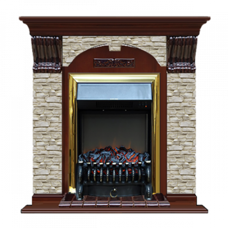 Арочный Грот однотонный (красное дерево)+Fobos Brass Арочный Грот однотонный (красное дерево)+Fobos Brass