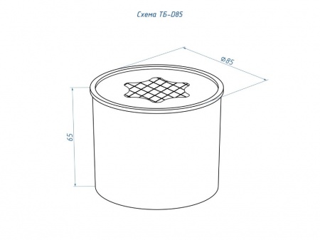 Топливный блок LUX FIRE D85 XS по цене 3 080 руб.
