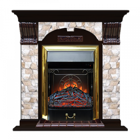 Арочный Арбат (венге)+Majestic Brass Арочный Арбат (венге)+Majestic Brass