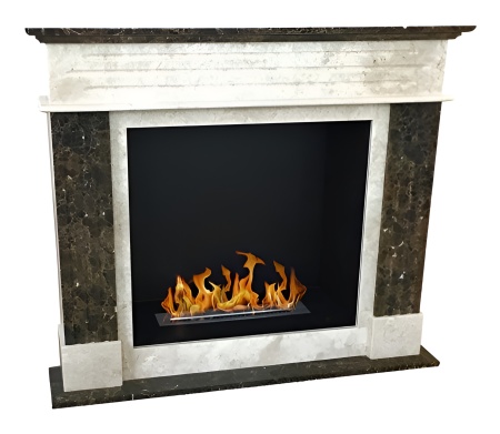 Биокамин в мраморном портале "Русский огонь" Barcelona по цене 205 000 руб.