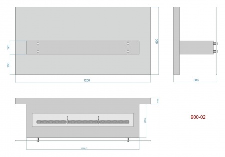 Напольный биокамин Lux Fire "Консул 2" 1200 по цене 80 630 руб.